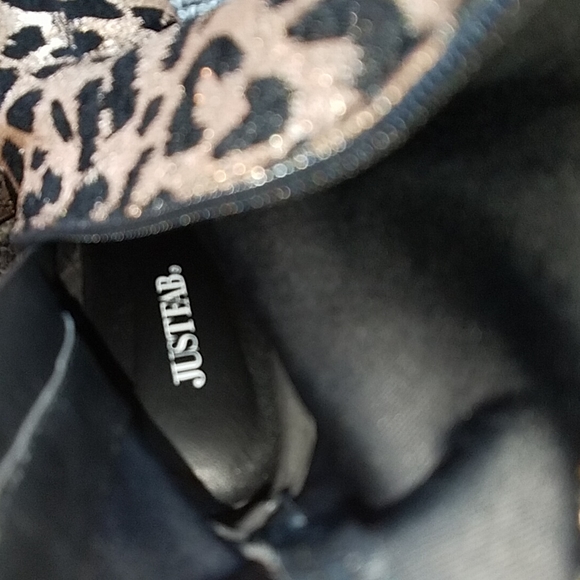 JustFab Leopard "Shylan" Stiletto Booties- Excellent Condition! Sz 7.5 - Picture 8 of 8